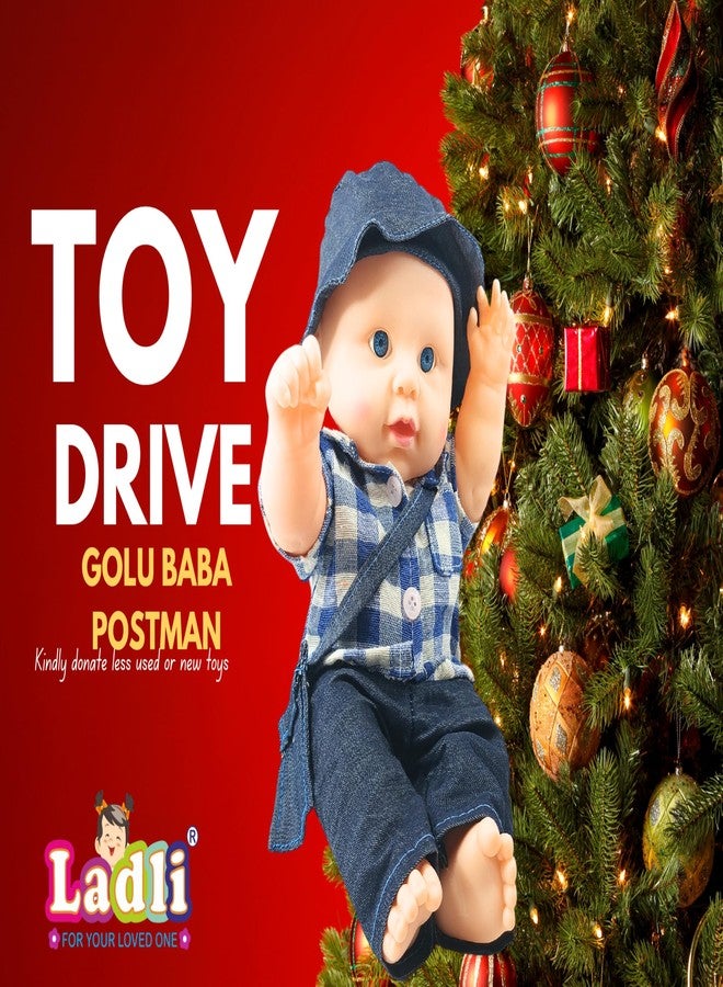 Ladli Beautiful Smiling Doll Toy for Unisex Doll with Golu Baba Dress Gift for Toddler (Multicolor) - Image 5